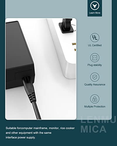 Samsung TV Power Cord Charger Cable for 4k Smart TV