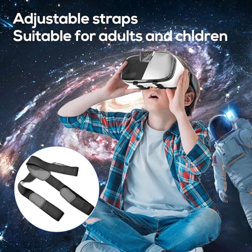 3D VR Headset for iPhone, Samsung, Android - Kid/Adult