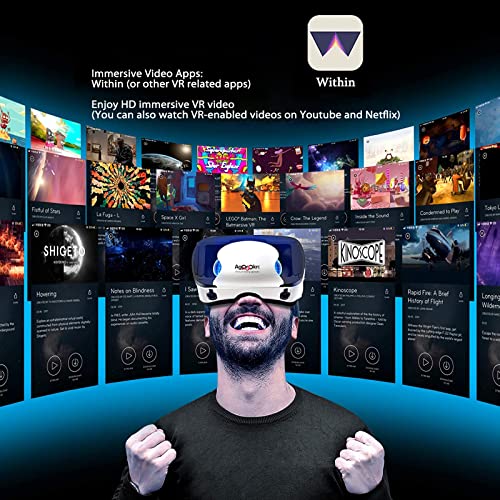 Adjustable 3D VR Glasses with Controller for Android