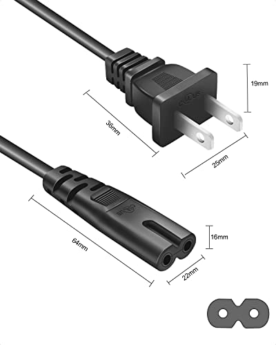 Samsung TV Power Cord Charger Cable for 4k Smart TV