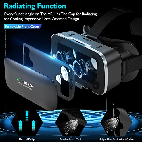 VR SHINECON High-end 3D Virtual Reality Glasses [Blu-ray]