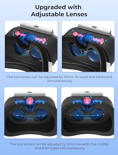 VR Headset for Nintendo Switch & Switch OLED - Upgraded