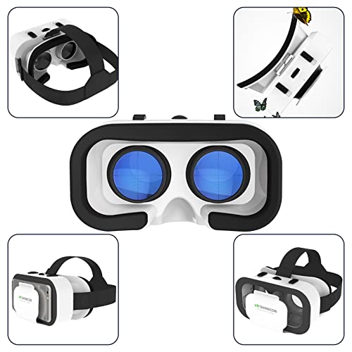 3D VR Headset for iPhone/Android,Compatible with Controller