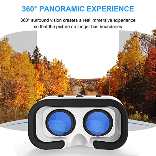 3D VR Headset for iPhone/Android,Compatible with Controller