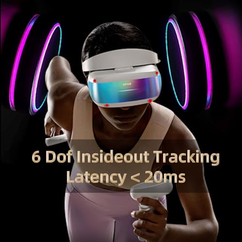 DPVR E4 Elite VR Headset with Controller for PC Games