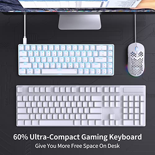 DIERYA T68SE 60% Gaming Mechanical Keyboard, Red Switches