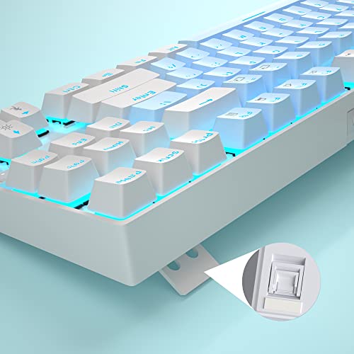 MageGee Blue Switch Mechanical Gaming Keyboard - Compact & Backlit