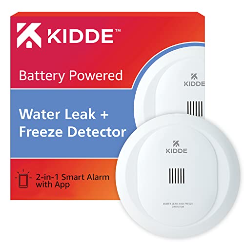 Kidde Smart Home Bundle: WiFi Leak & Freeze Alarm, Smoke Detector