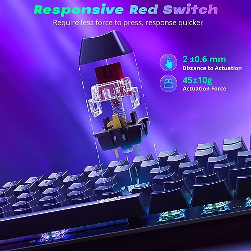 Redragon Wired Mechanical Gaming Keyboard with Red Switch