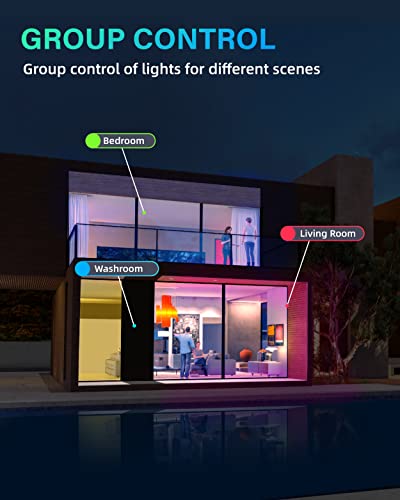 POWERASIA 12 Pack Smart Dimmable LED Downlights, 6