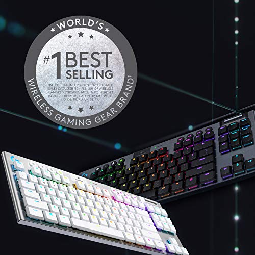 Renewed Logitech G915 TKL Mechanical Gaming Keyboard - Tactile