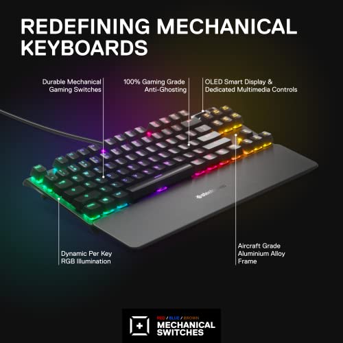 SteelSeries Apex 7 TKL RGB Mechanical Gaming Keyboard