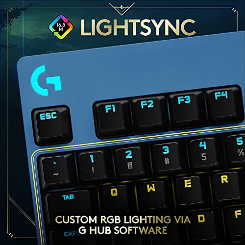 Logitech G PRO Gaming Keyboard - Ultra-Portable, Tenkeyless, RGB
