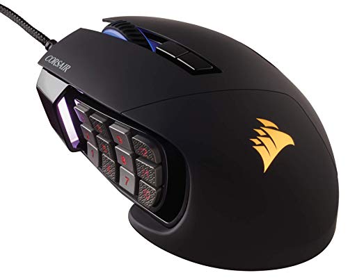 Corsair SCIMITAR RGB ELITE Gaming Mouse - 18,000 DPI - MMO/MOBA