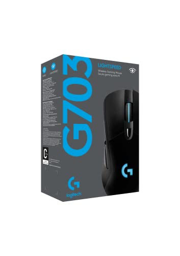 Logitech G703 Lightspeed Gaming Mouse with RGB Lightsync