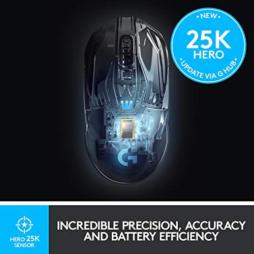 Logitech G903 Wireless Gaming Mouse - Hero 25K Sensor