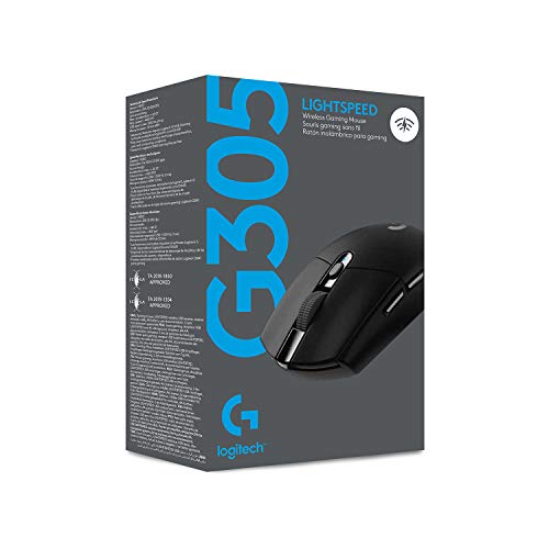 Logitech G305 Wireless Gaming Mouse, Hero 12K Sensor