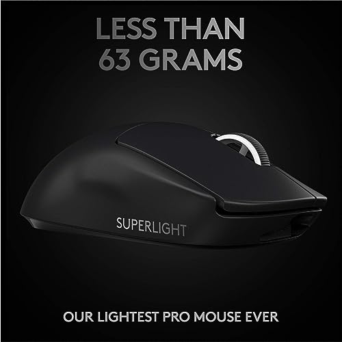 Logitech G PRO X SUPERLIGHT Wireless Gaming Mouse - Black