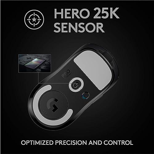 Logitech G PRO X SUPERLIGHT Wireless Gaming Mouse - Black