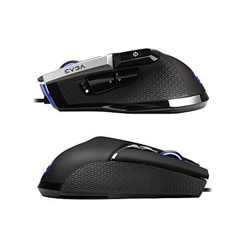 EVGA X17 Gaming Mouse - Black, Customizable, 16,000 DPI