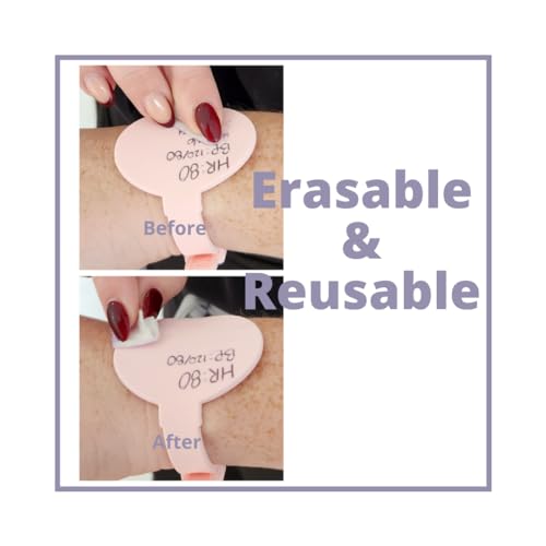 Erasable Wristband - Vital Sign Recorder - Wearable Reminder