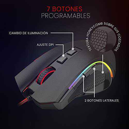 Redragon M602 RGB Wired Gaming Mouse 7200 DPI
