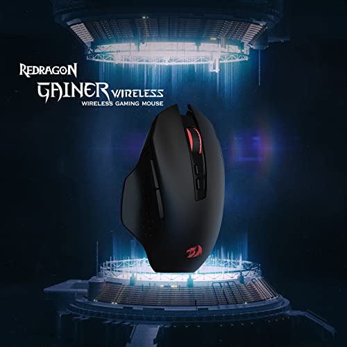 Redragon M656 Gainer Wireless Gaming Mouse, 4000 DPI