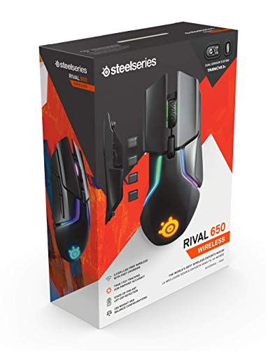 SteelSeries Rival 650 Wireless Gaming Mouse - Advanced Features