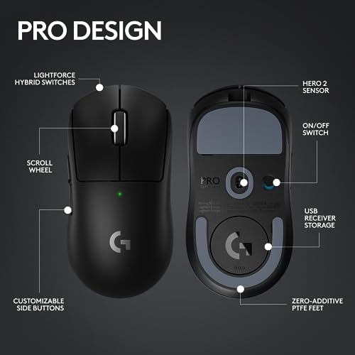 Logitech G PRO X SUPERLIGHT 2 Wireless Gaming Mouse