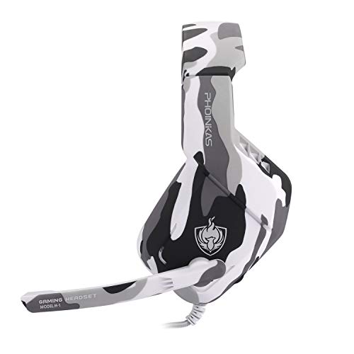 Camo Gaming Headset for PS4, Xbox, PC, Mac