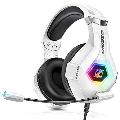 Ozeino Gaming Headset with 7.1 Surround Sound & RGB