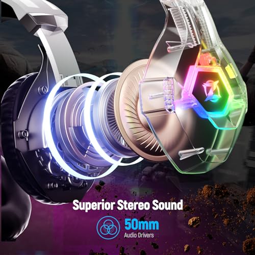 Ozeino Gaming Headset with 7.1 Surround Sound & RGB