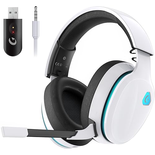 Wireless Gaming Headset for PC, PS4, PS5, Switch