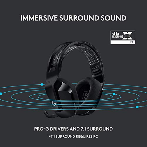 Logitech G733 Lightspeed Wireless Gaming Headset - Black