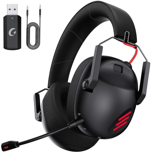 Bluetooth 5.3 Gaming Headset for Multi-Platform Gaming - Black