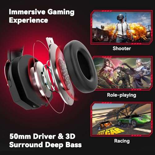 IMYB A88 Gaming Headset with Mic, Stereo Wired