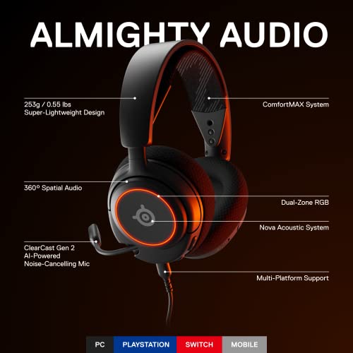 SteelSeries Arctis Nova 3 Gaming Headset - Multi-Platform