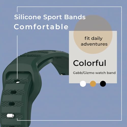 Silicone Watch Bands Compatible with Kids Smartwatches 3-Pack