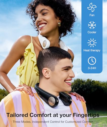 TORRAS Neck Air Conditioner Ultra-Light Portable Fan_Black