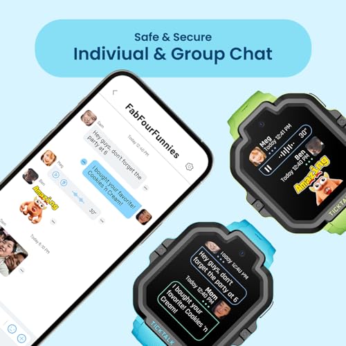 TickTalk5 Kid's Smartwatch: GPS Tracker, Video Call, Parental Controls
