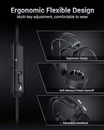 NUBWO Gaming Headset PS4 Xbox PC with Mic