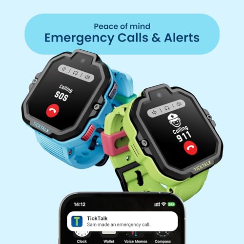 TickTalk5 Kid's Smartwatch: GPS Tracker, Video Call, Parental Controls