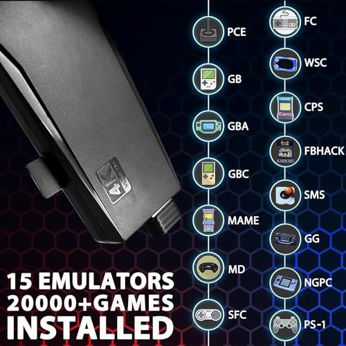 Retro Game Console Stick with 20000+ Games & Emulators