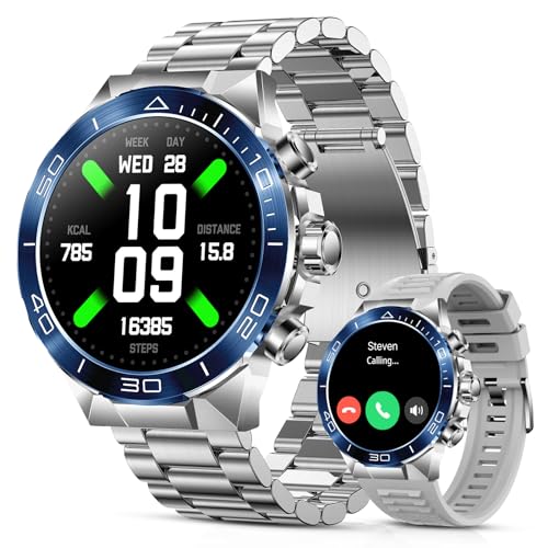 Men's Answer/Make Call Smartwatch, AMOLED Screen, 100+ Sports Modes