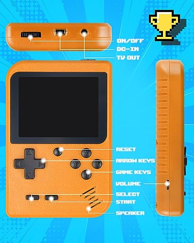 Hikonia Handheld Game Console with 500 Classic Games