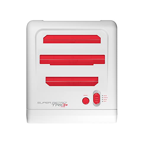 Super Retro Trio HD 3-in-1 Console System - HDMI - Red/White