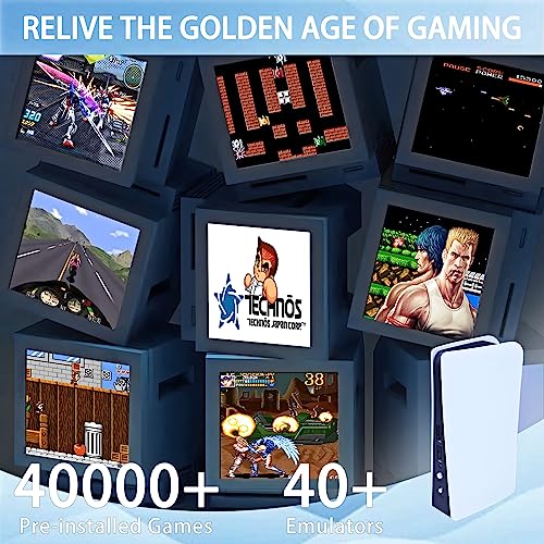 Retro Game Console: Wireless 4K Nostalgia with 40K+ Games
