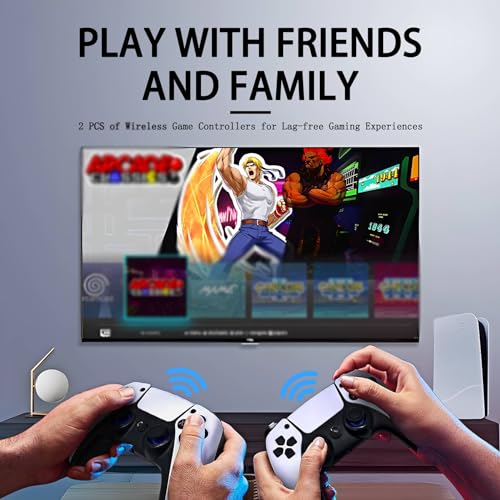 Retro Game Console: Wireless 4K Nostalgia with 40K+ Games