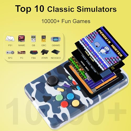 WeLohas Gaming Console: 10 Emulators, 10000+ Games, Portable