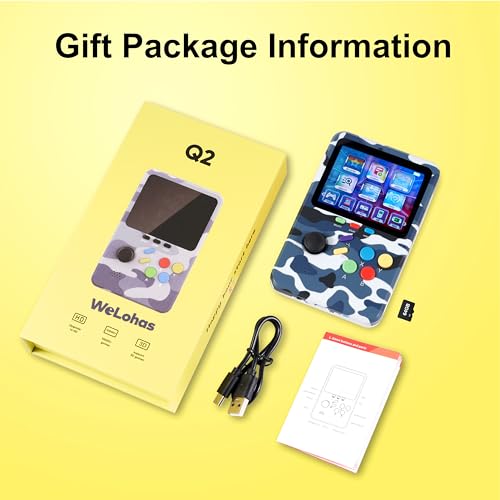 WeLohas Gaming Console: 10 Emulators, 10000+ Games, Portable